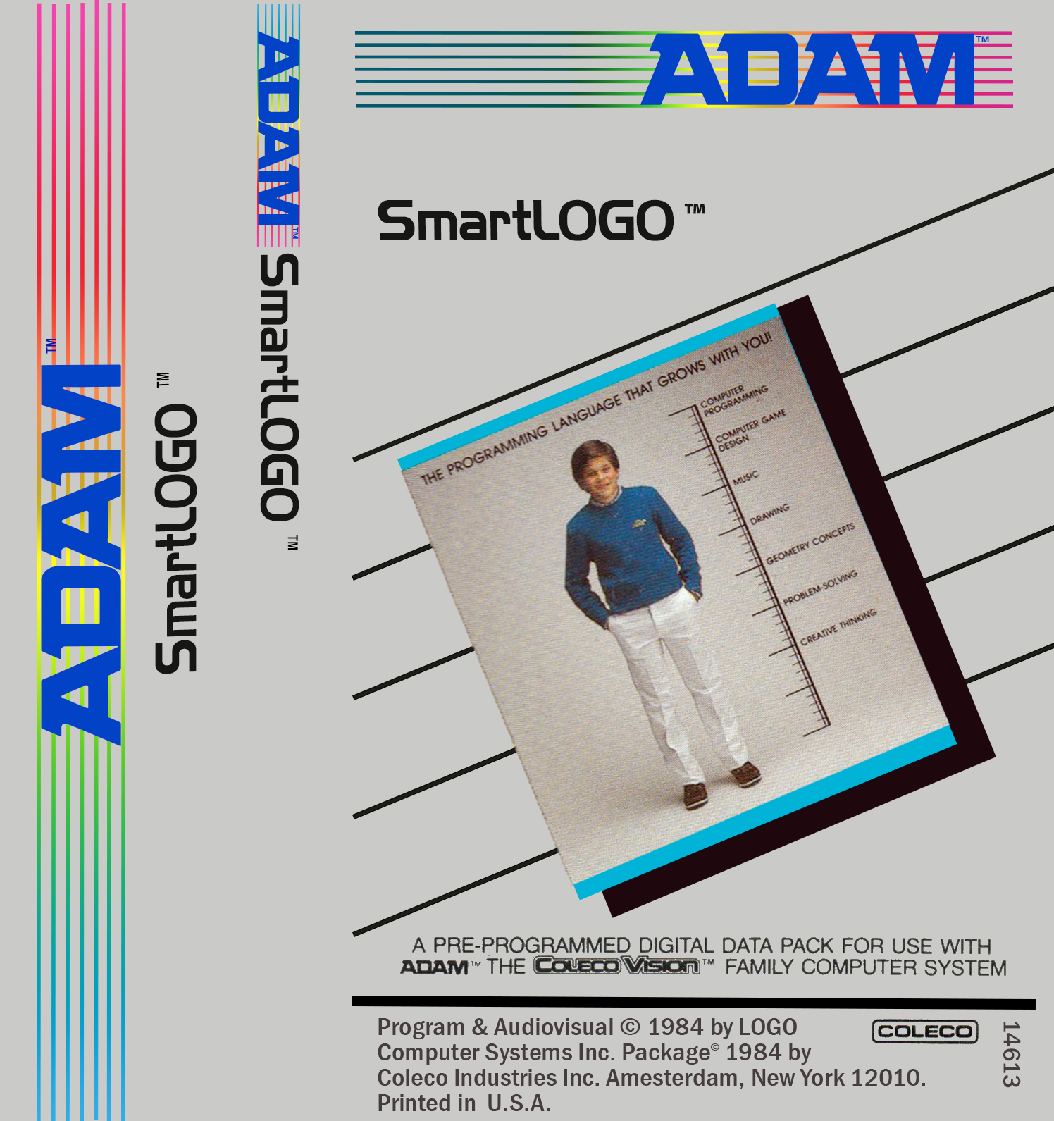 SmartLOGO J-Card for ColecoVision ADAM